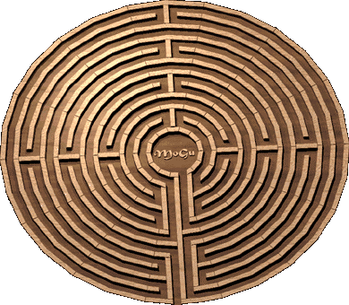 Kreis-Labyrinth Nr. 1